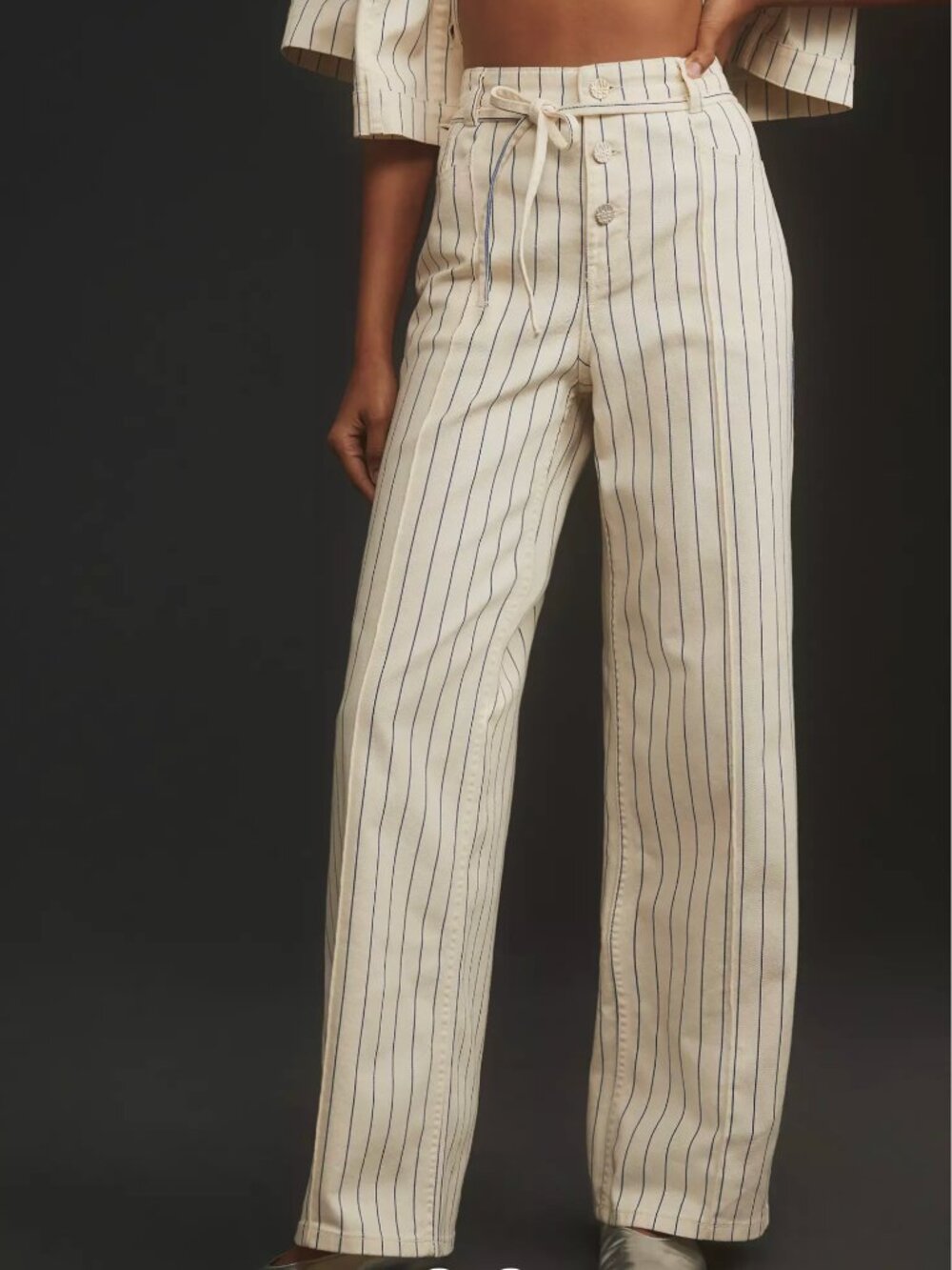Anthropologie Baum und Pferdgarten Ninia Pinstripe Jeans